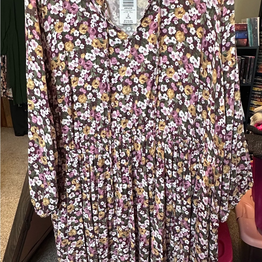 Torrid NWT Floral Challis Dress